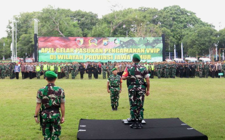 Apel Gelar Pasukan VVIP di Banyuwangi, Dandim 0825 Kawal Langsung Instruksi Danrem 083/Baladhika Jaya