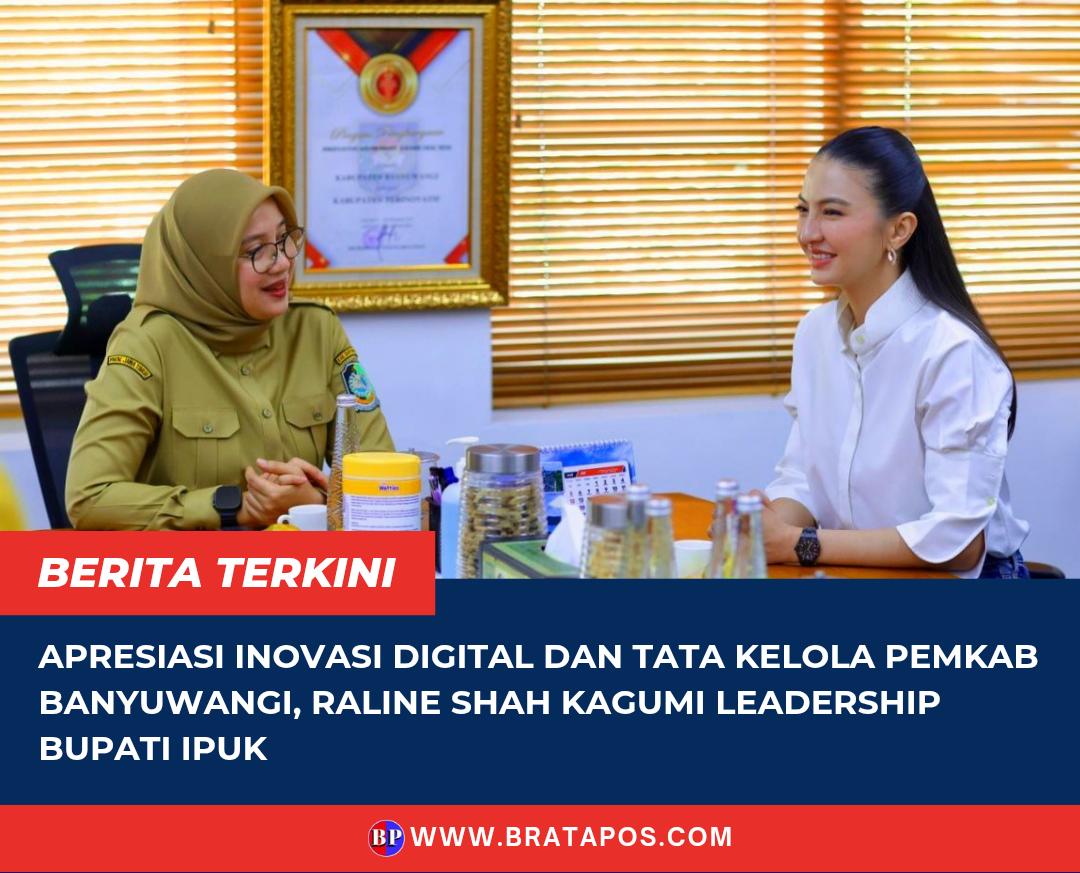 Apresiasi Inovasi Digital dan Tata Kelola Pemkab Banyuwangi, Raline Shah Kagumi Leadership Bupati Ipuk