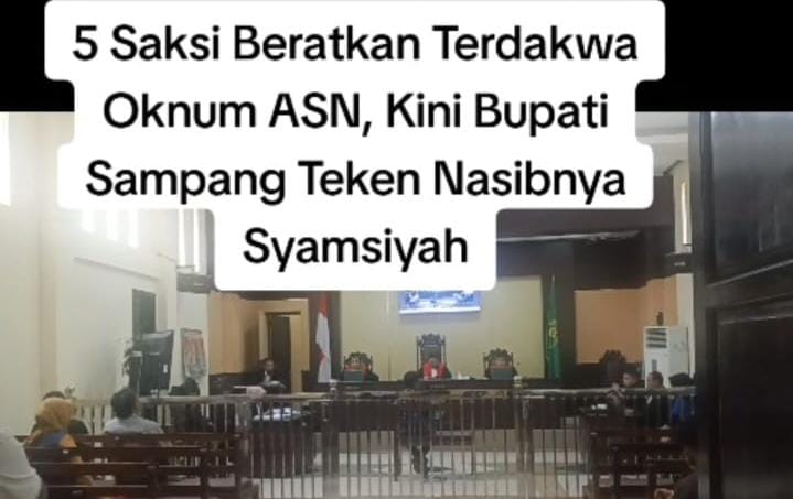 Aroma Orang Terdekat Bupati Sampang Bocorkan Intervensi Bupati Sampang Pada Kasus Samsiyah.
