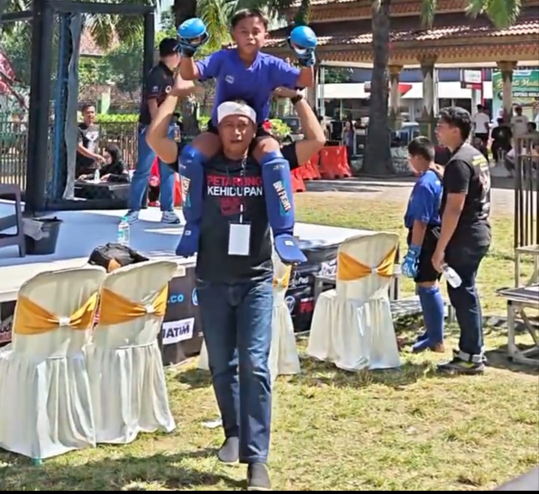 Atlet muda binaan IBCA BFC MMA Kota Madiun Elanno Arka Mahasura, Sukses Jadi Juara Adu Wani Wali Kota Cup 2026