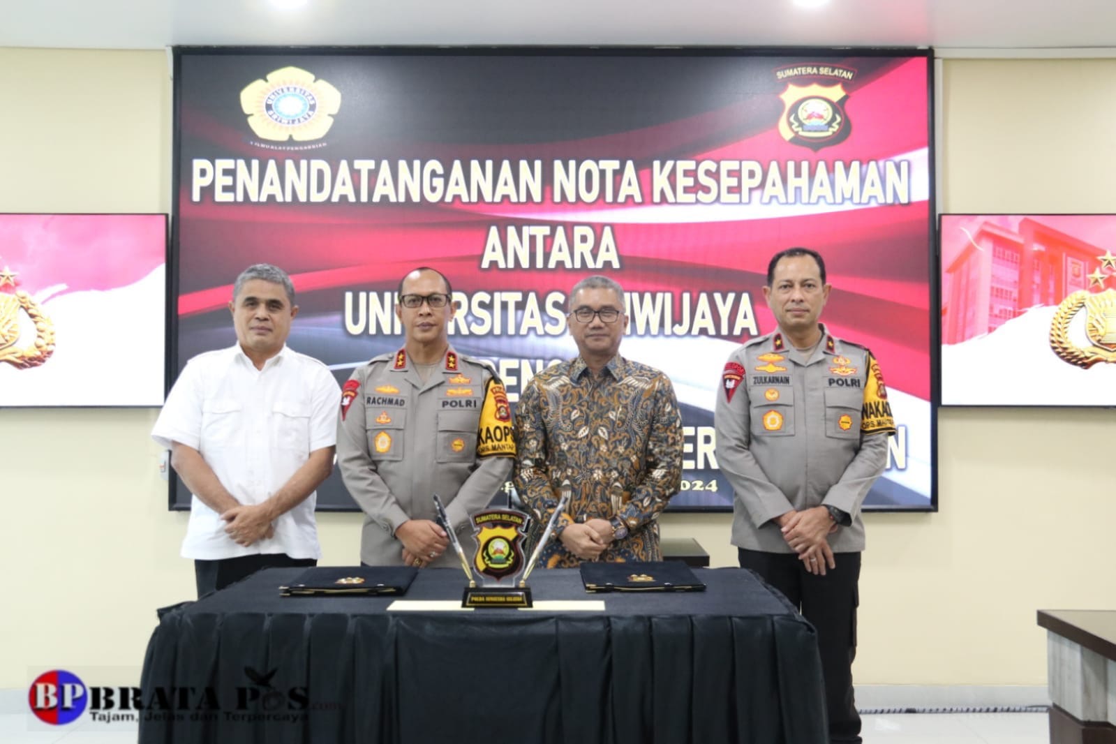UNSRI Jalin Kerja Sama Dengan Kepolisian Republik Indonesia Daerah Polda Sumsel