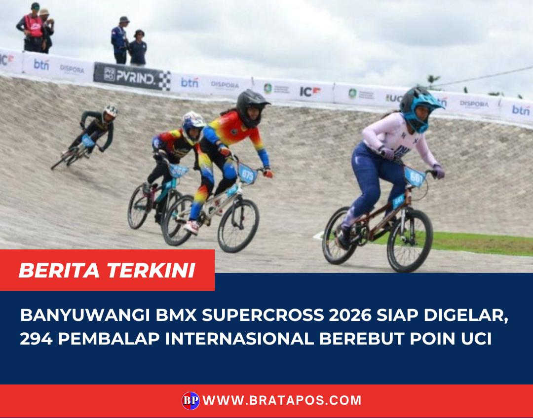 Banyuwangi BMX Supercross 2026 Siap Digelar, 294 Pembalap Internasional Berebut Poin UCI