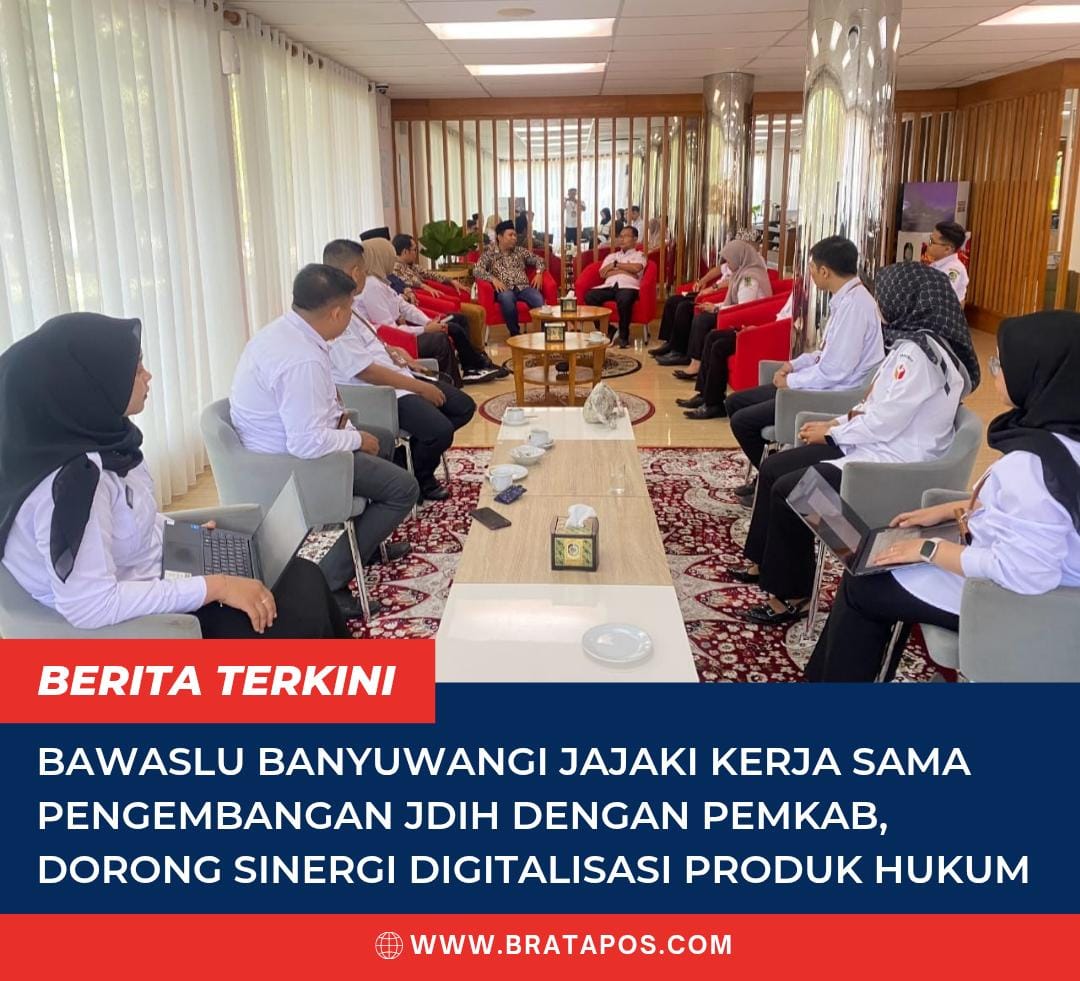 Bawaslu Banyuwangi Jajaki Kerja Sama Pengembangan JDIH dengan Pemkab, Dorong Sinergi Digitalisasi Produk Hukum