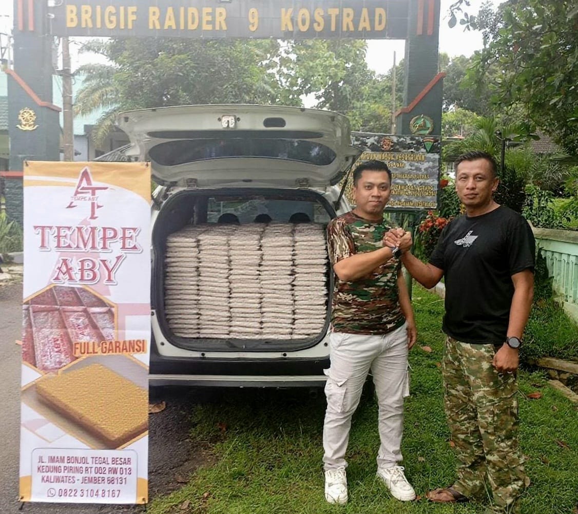 Berkah Ramadhan 1447 H: TEMPE ABY dan Provost Brigif 9/DY/2 Kostrad Tebar “Sedekah Protein”