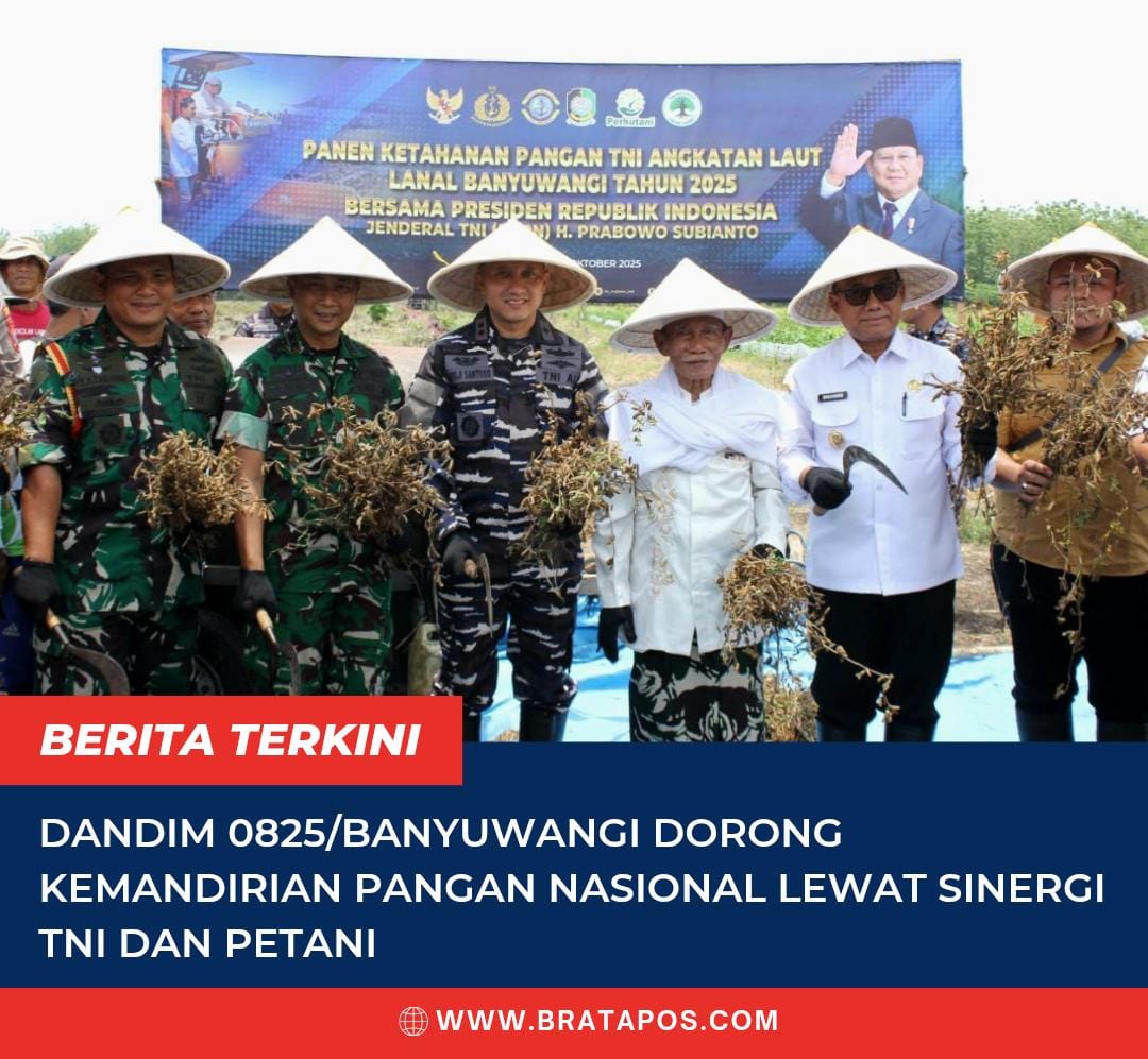 Dandim 0825/Banyuwangi Dorong Kemandirian Pangan Nasional Lewat Sinergi TNI dan Petani