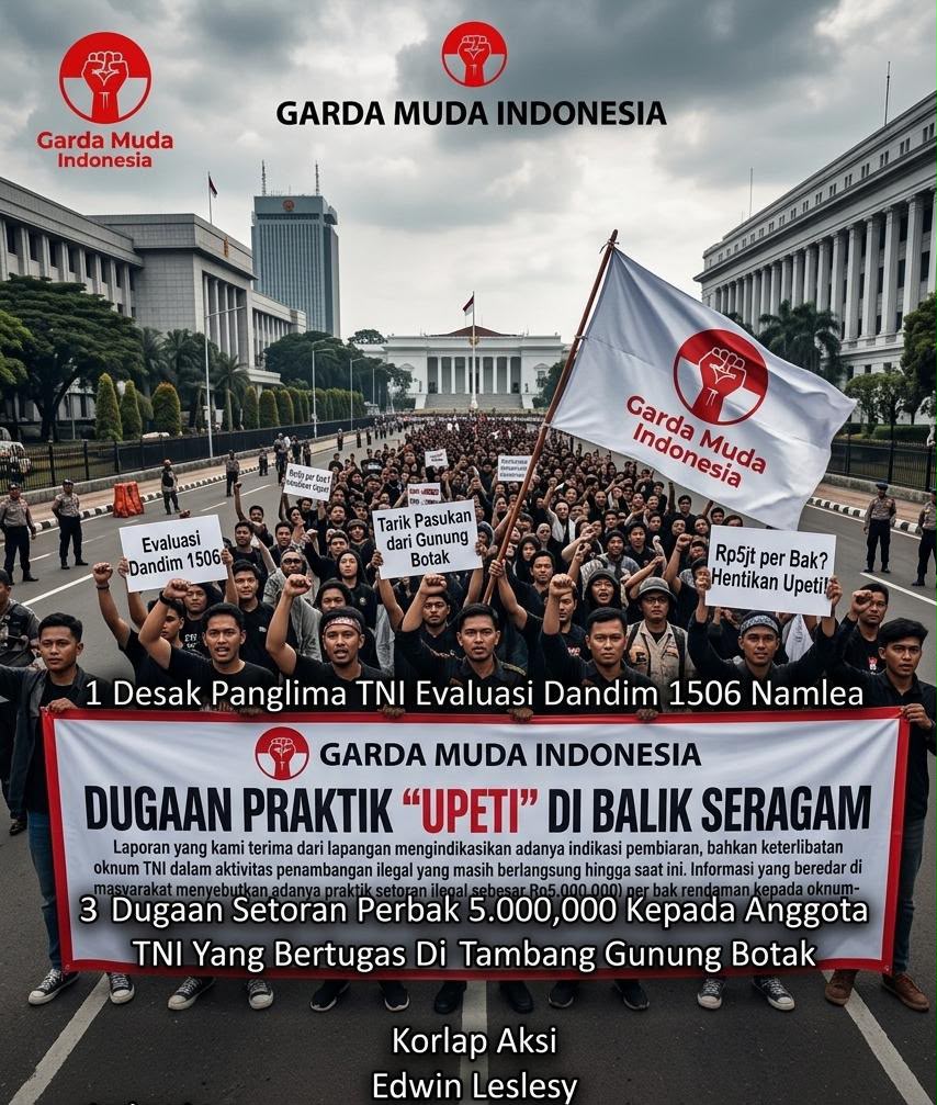 Dandim 1506/Namlea Cium Indikasi Provokasi dari Aktor Tambang Ilegal Atas Tuduhan Upeti Di Gunung Botak