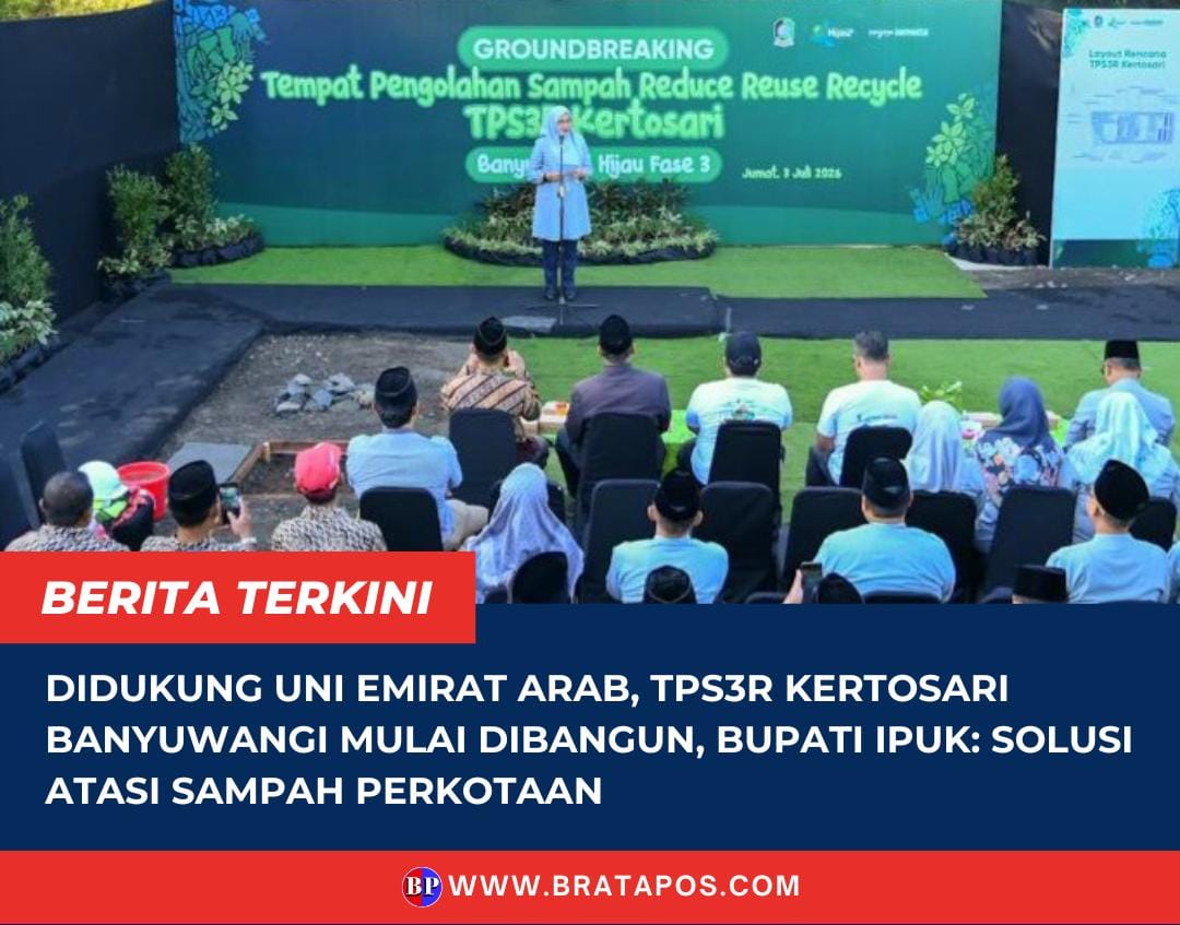 Didukung Uni Emirat Arab, TPS3R Kertosari Banyuwangi Mulai Dibangun, Bupati Ipuk: Solusi Atasi Sampah Perkotaan