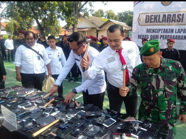 Direktorat Jendral Pemasyarakatan (Ditjen PAS )Jawa Timur Deklarasi Bebas  Narkoba Dan HP