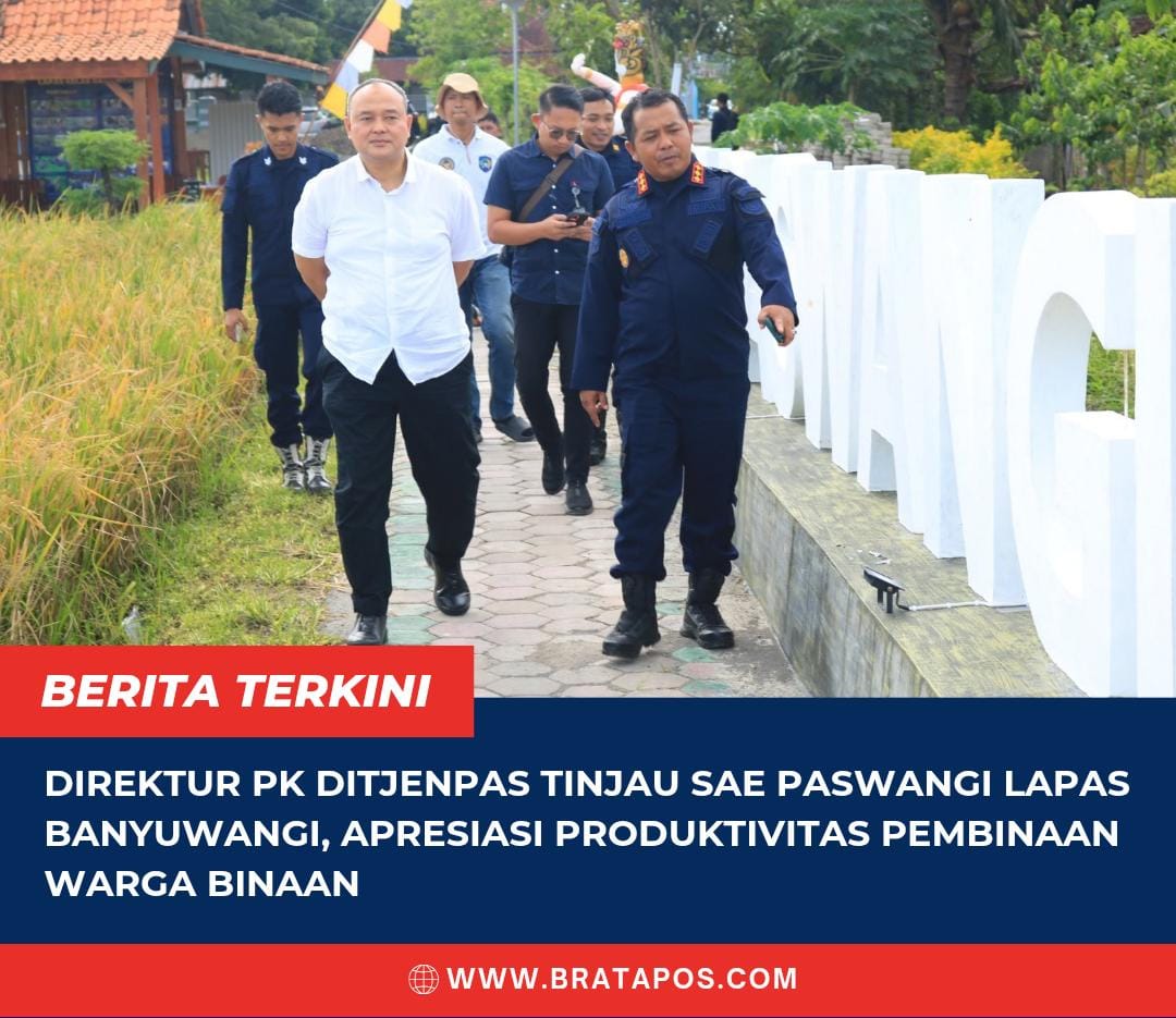 Direktur PK Ditjenpas Tinjau SAE Paswangi Lapas Banyuwangi, Apresiasi Produktivitas Pembinaan Warga Binaan