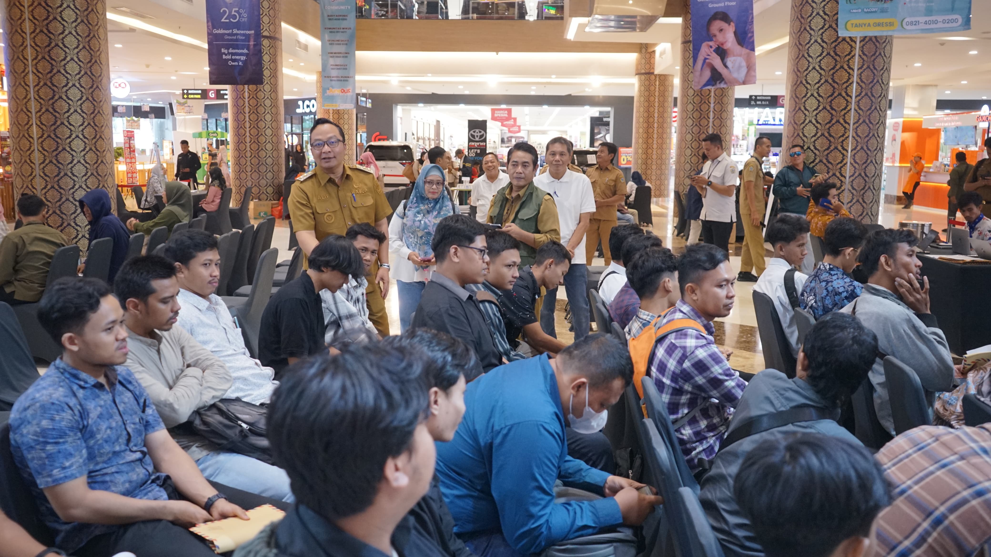 Disnaker Gresik Gelar Walk-in Interview, Tekan Angka Pengangguran