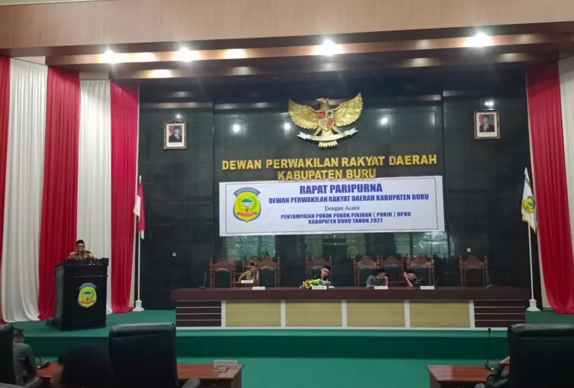 DPRD Buru Melakukan Rapat Paripurna Pemyapaian Pokir Tahun 2027