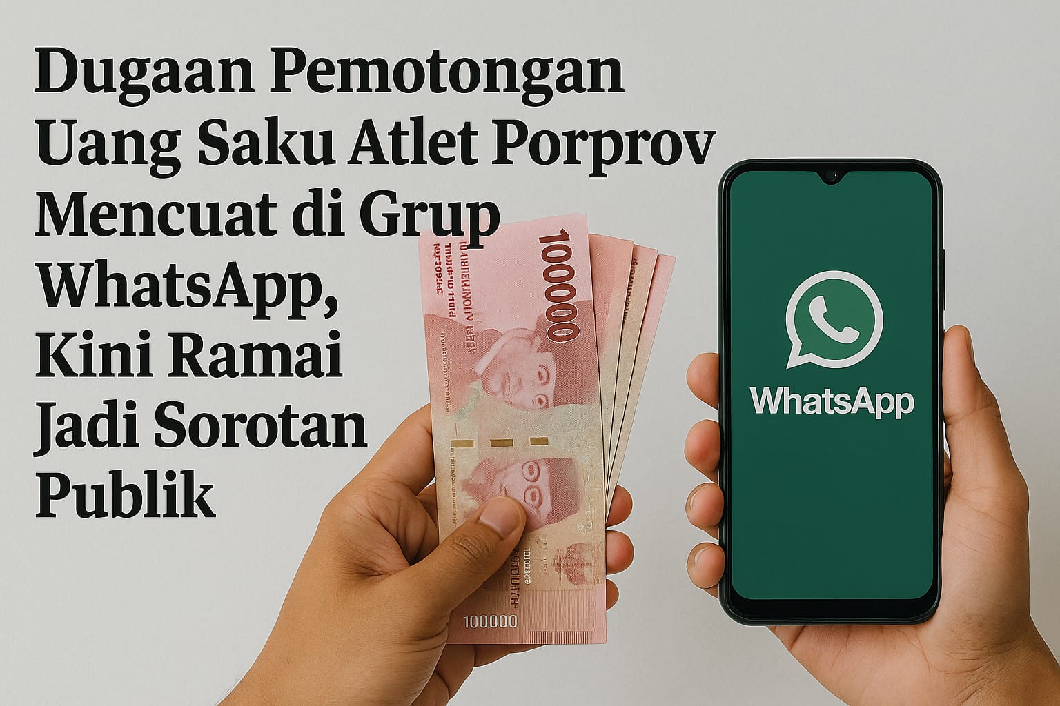 Dugaan Pemotongan Uang Saku, Bagi Atlit Porpov Mencuat Di Group WhatsApp Kini Ramai Jadi Sorotan Publik.