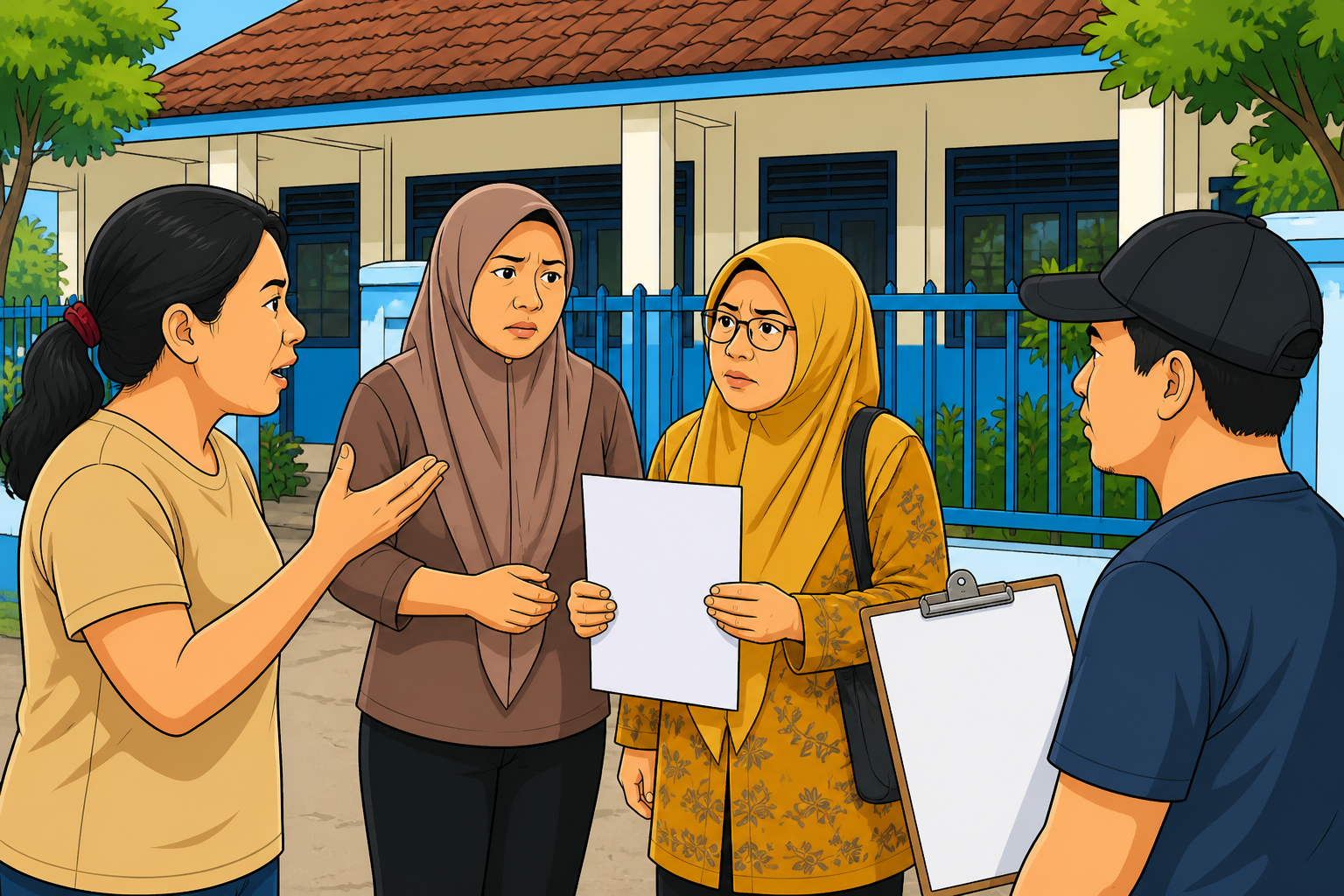 Dugaan Pungutan Di MI Pumpungan Bojonegoeo Wali Murid Keluhkan Beban Biaya