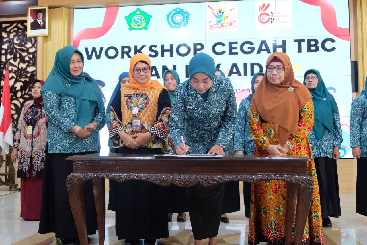 Eliminasi TBC dan Kurangi Jumlah ODHA, TP PKK Teken Komitmen Hidup Sehat Lewat GERMAS