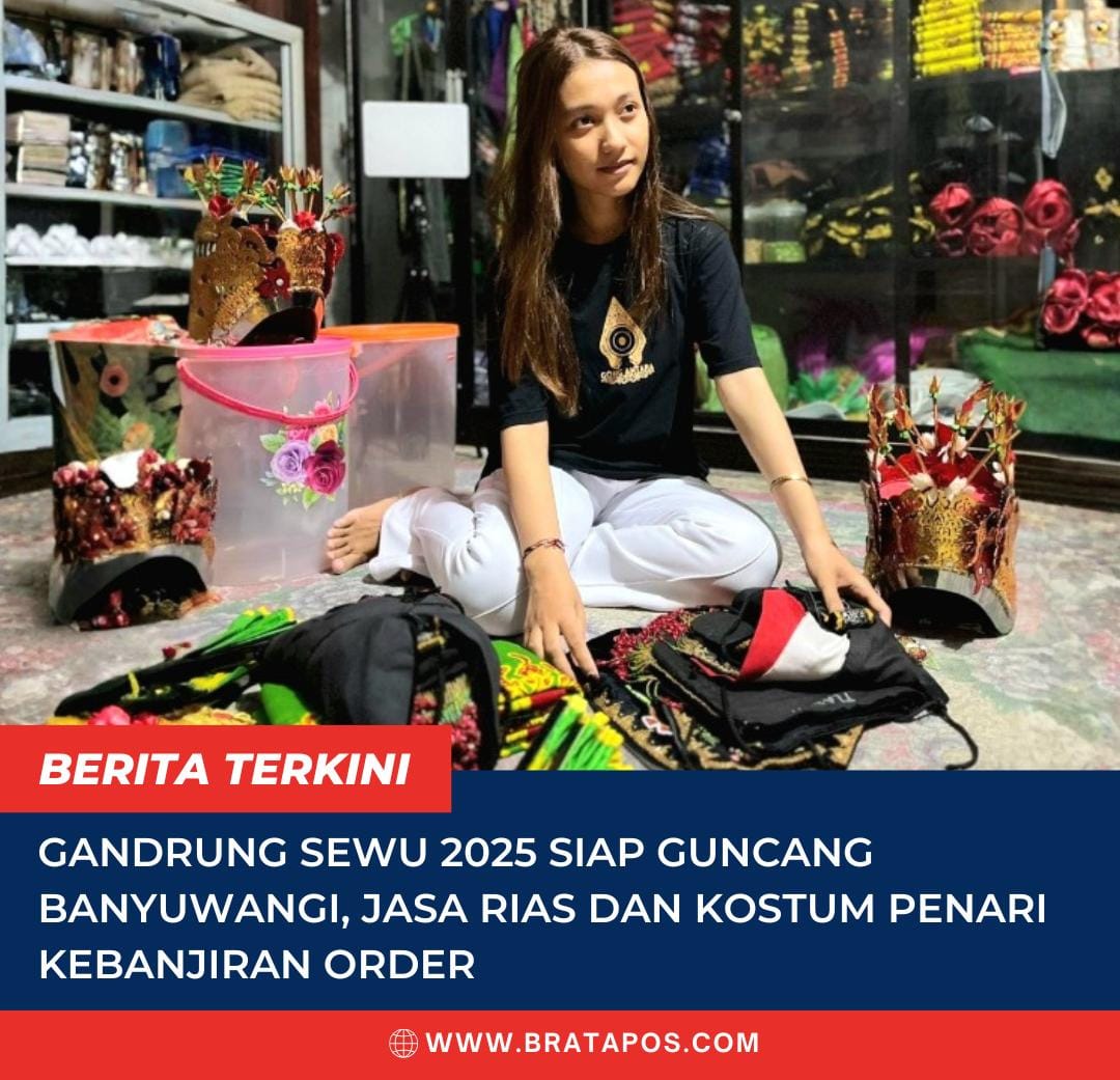 Gandrung Sewu 2025 Siap Guncang Banyuwangi, Jasa Rias dan Kostum Penari Kebanjiran Order
