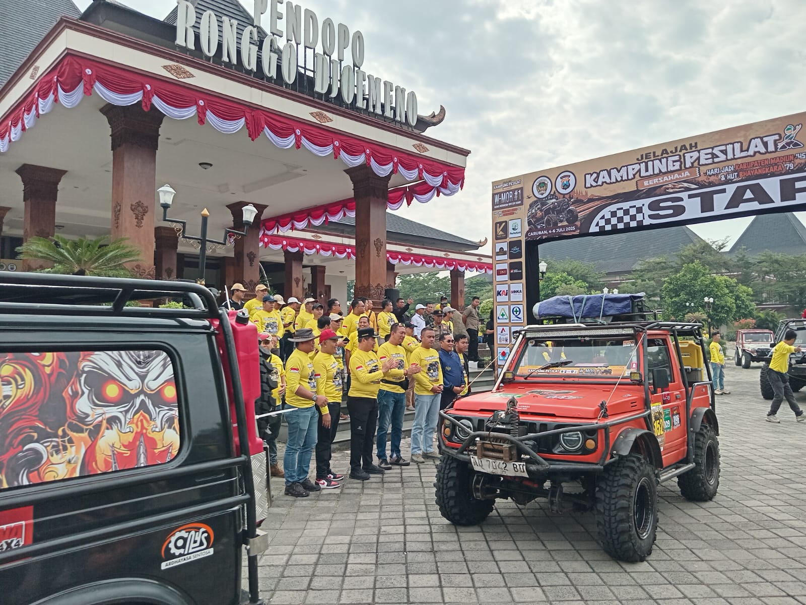 Gebrakan Wisata Madiun Utara, Lewat Event Off-Road Jelajah Kampung Pesilat W-MOR