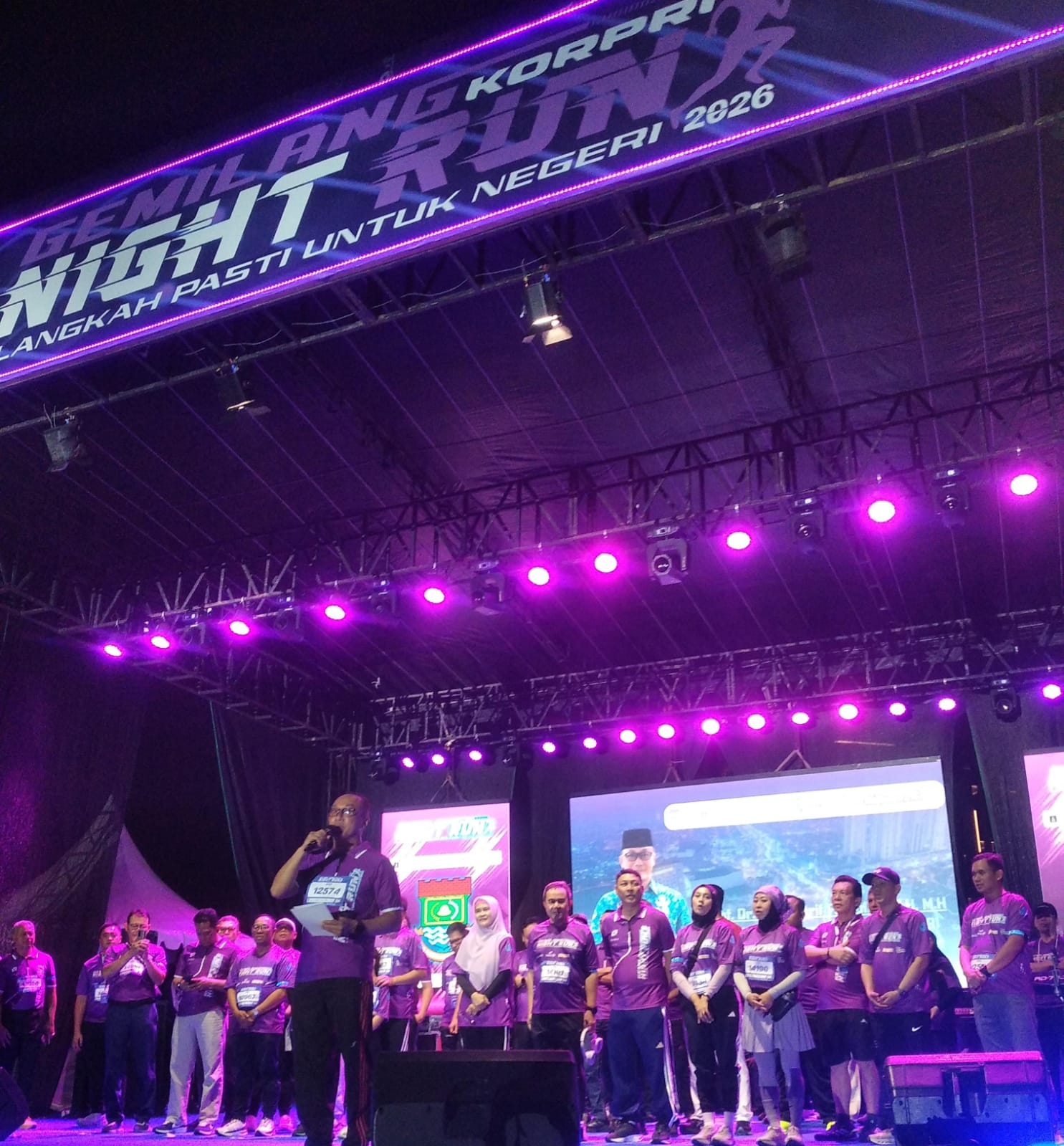 Gemilang KORPRI Night Run 2026 di Hadiri Ketua UMUM