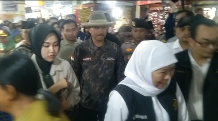 Gubernur Jawa Timur Khofifah Indar Parawansa, Tinjau Stabilitas Harga Pangan di Madiun Jelang Idul Fitri 1446 H