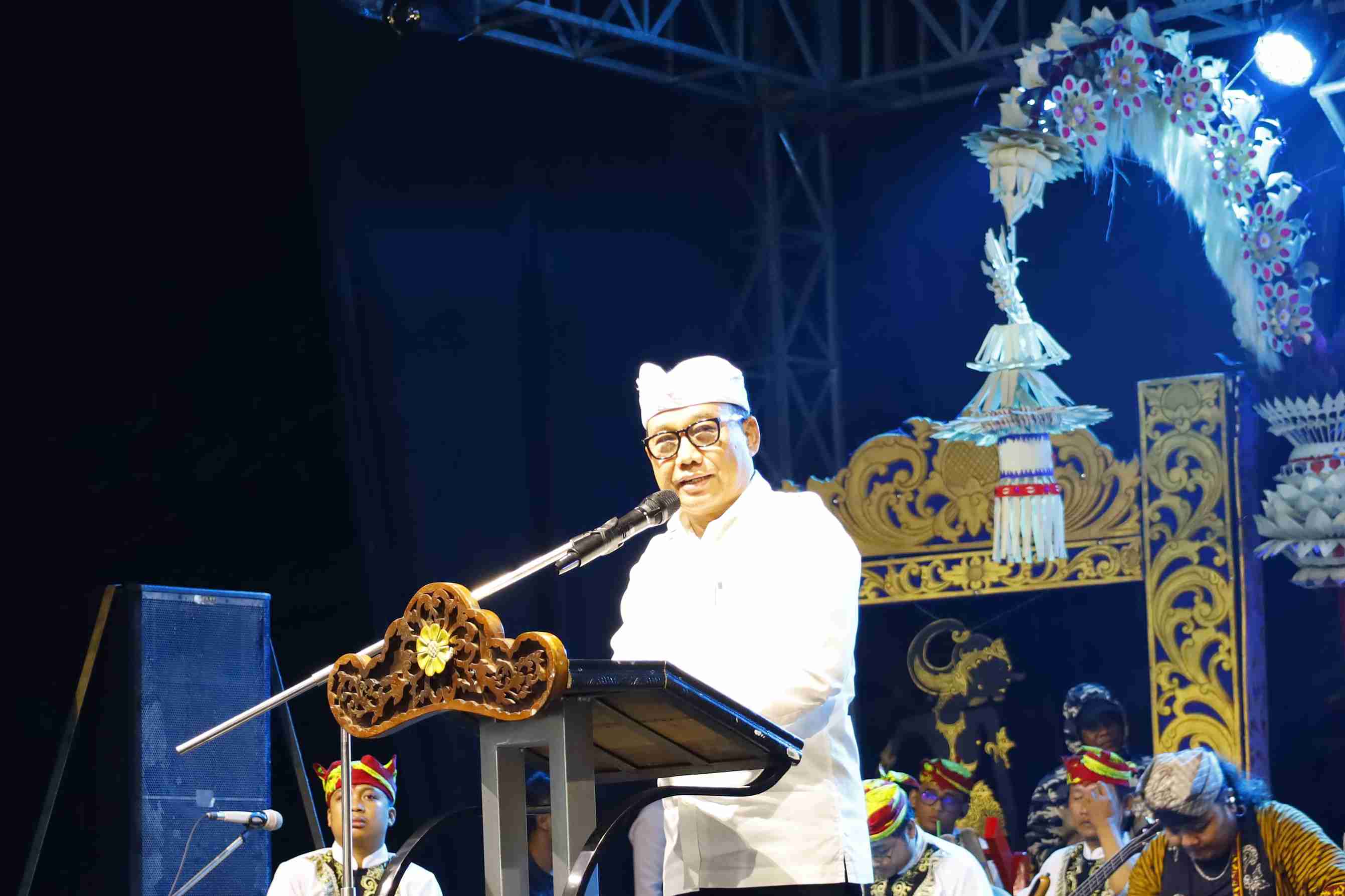 Hadiri Perayaan Dharma Santi Nyepi, Wabup Mujiono: Potret Toleransi Banyuwangi
