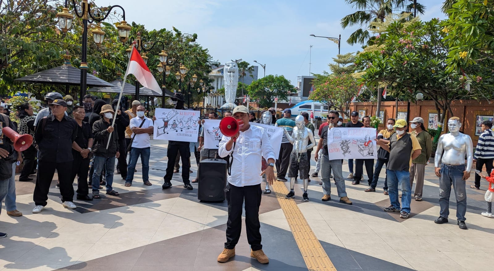 Hari Kebangkitan Nasional di Kota Madiun, Diwarnai Aksi Demonstrasi Aliansi Aktivis Anti-Korupsi