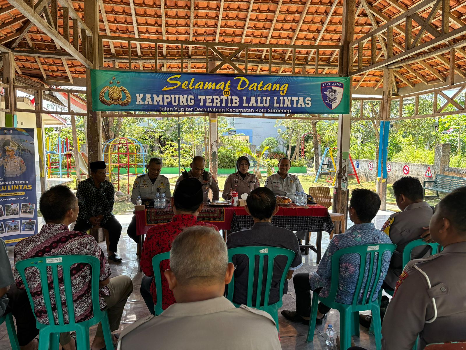 Ini Pesan Kasatlantas Polres Sumenep Penilaian Kampung Tertib Lalulintas Dalam Rangka HUT Lalu Lintas ke-70