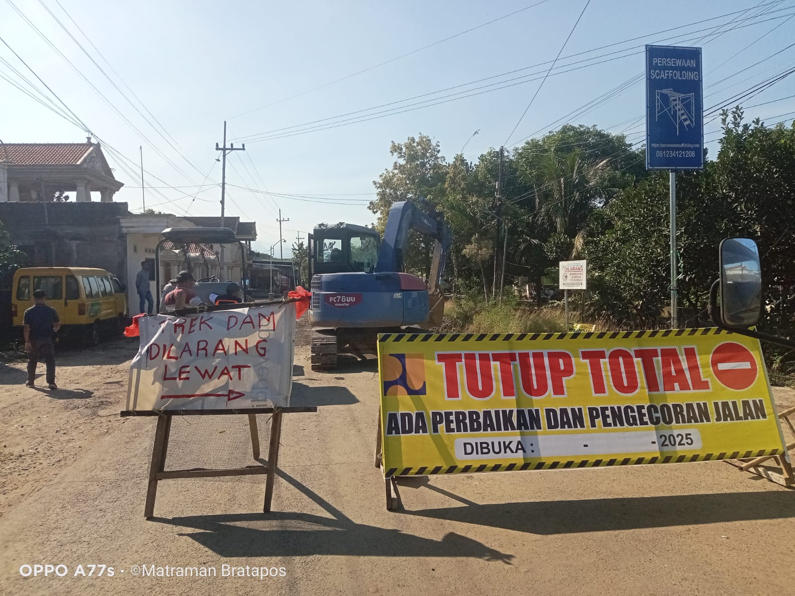 Jalan Jalur Dari Utara Menuju Wisata Telaga Ngebel Ditutup Total Selama 90 Hari Ke Depan