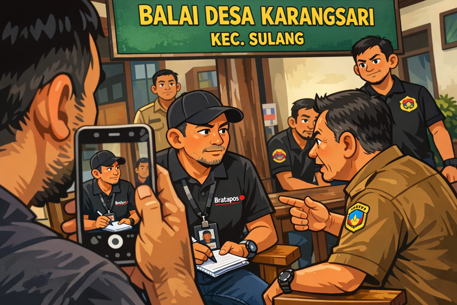 Jurnalis Bratapos Diduga Alami Perundungan Saat Klarifikasi BUMDes di Rembang