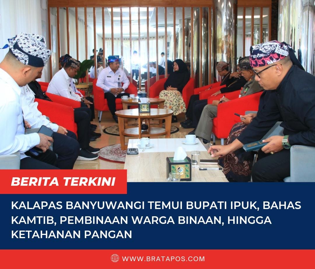 Kalapas Banyuwangi Temui Bupati Ipuk, Bahas Kamtib, Pembinaan Warga Binaan, hingga Ketahanan Pangan