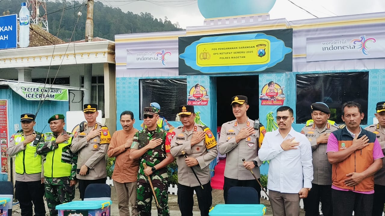 Kapolda Jatim Tinjau Keamanan Wisata Telaga Sarangan, Saat Libur Lebaran 2025