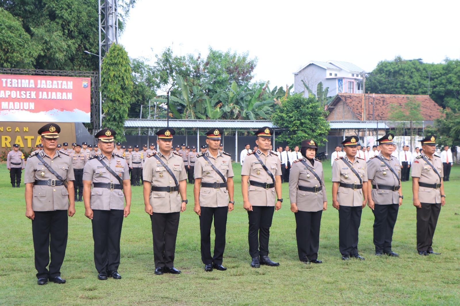 Kapolres Madiun, Pimpin Sertijab Kabaglog dan Sejumlah Kapolsek Jajaran