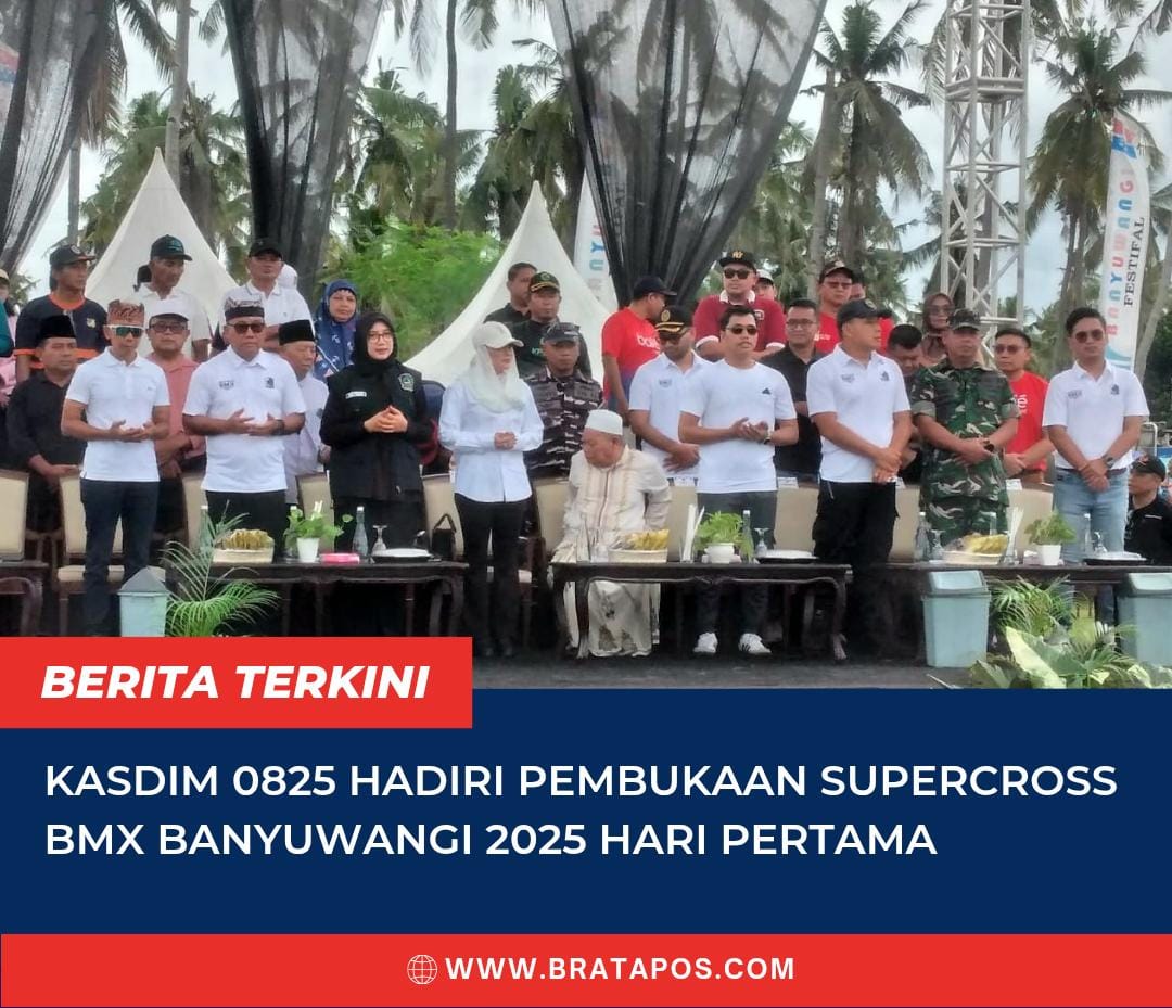 Kasdim 0825 Hadiri Pembukaan Supercross BMX Banyuwangi 2025 Hari Pertama