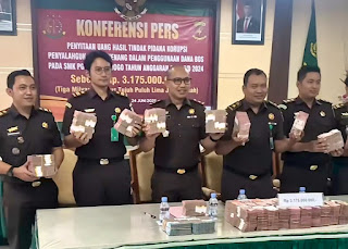 Kejari Ponorogo Amankan Uang 3,175 Miliar Hasil Penyalahgunaan Dana BOS Di SMK PGRI 2 Ponorogo