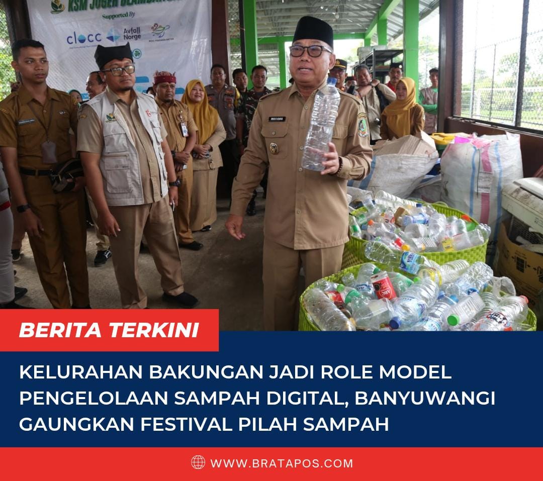Kelurahan Bakungan Jadi Role Model Pengelolaan Sampah Digital, Banyuwangi Gaungkan Festival Pilah Sampah