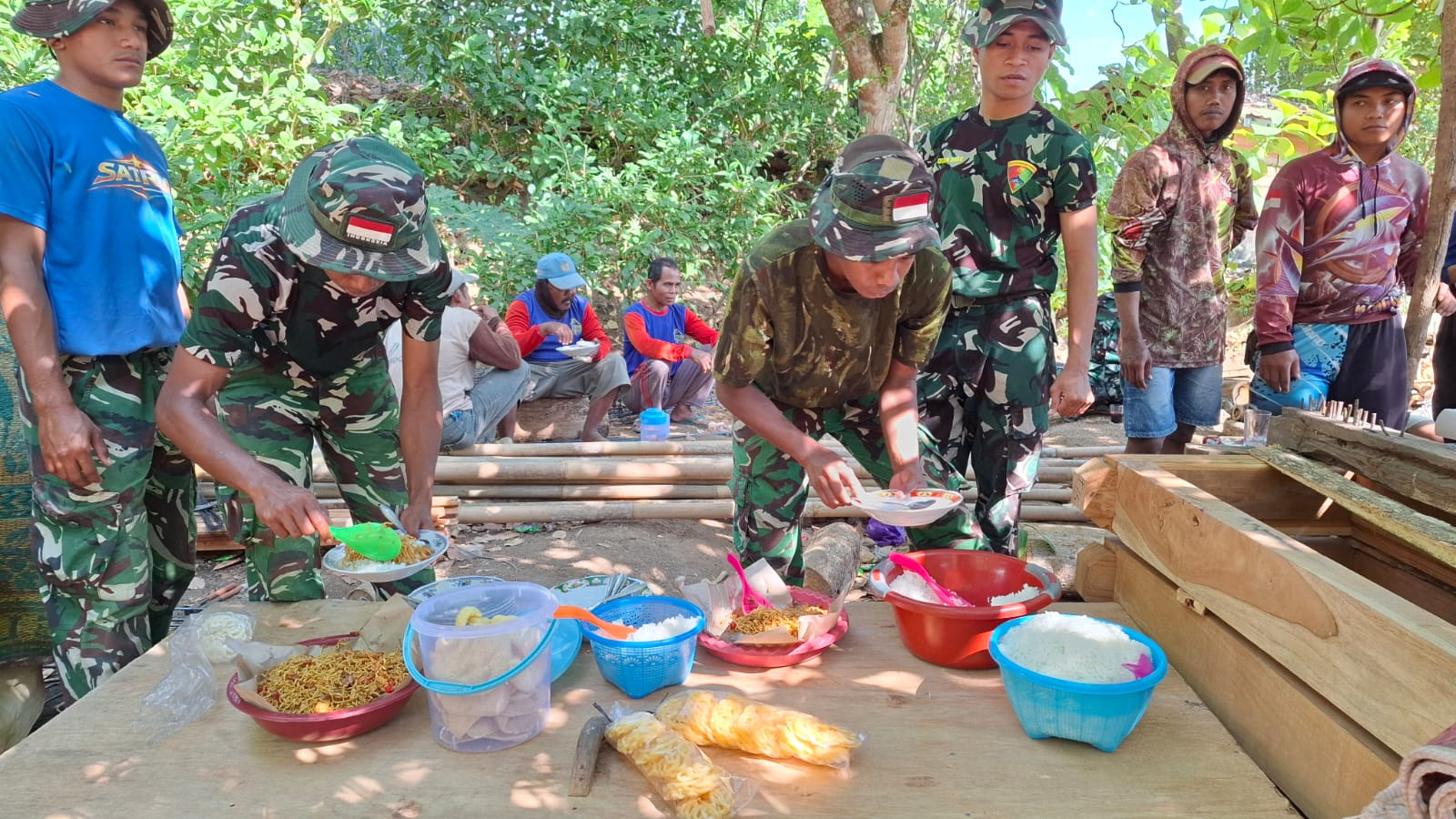 Kemanunggalan TNI Bersama Rakyat Persamakan Persepsi Di Moment Sarapan Pagi