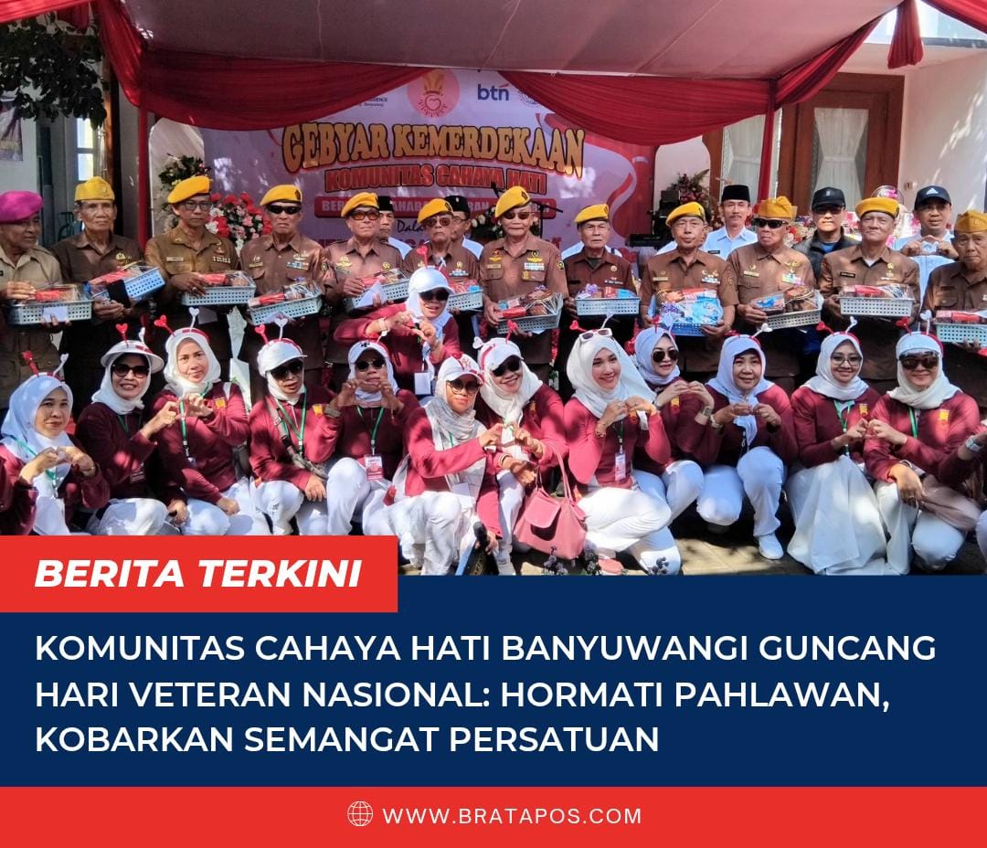 Komunitas Cahaya Hati Banyuwangi Guncang Hari Veteran Nasional, Hormati Pahlawan, Kobarkan Semangat Persatuan