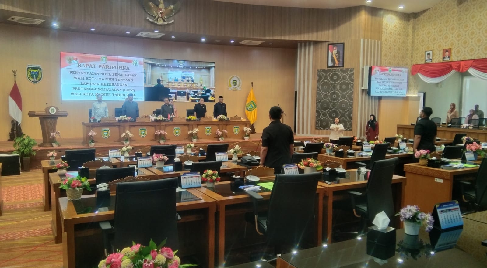 Kursi Kosong di Rapat Paripurna DPRD Kota Madiun, Hanya 10 Anggota Hadir Saat Penyampaian LKPJ Wali Kota