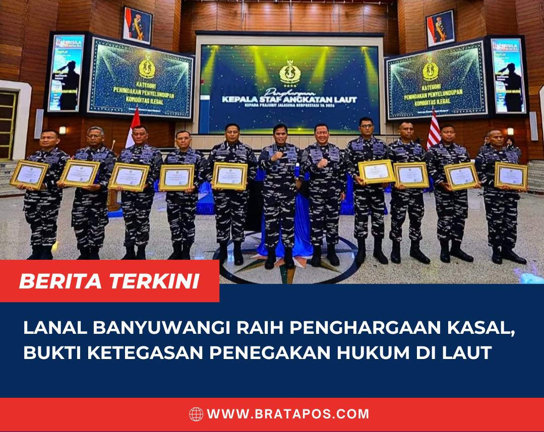 Lanal Banyuwangi Raih Penghargaan Kasal, Bukti Ketegasan Penegakan Hukum di Laut