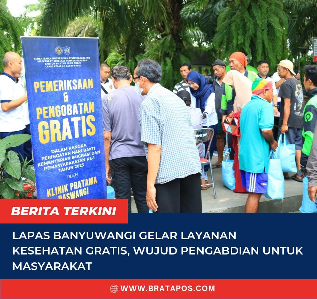 Lapas Banyuwangi Gelar Layanan Kesehatan Gratis, Wujud Pengabdian untuk Masyarakat