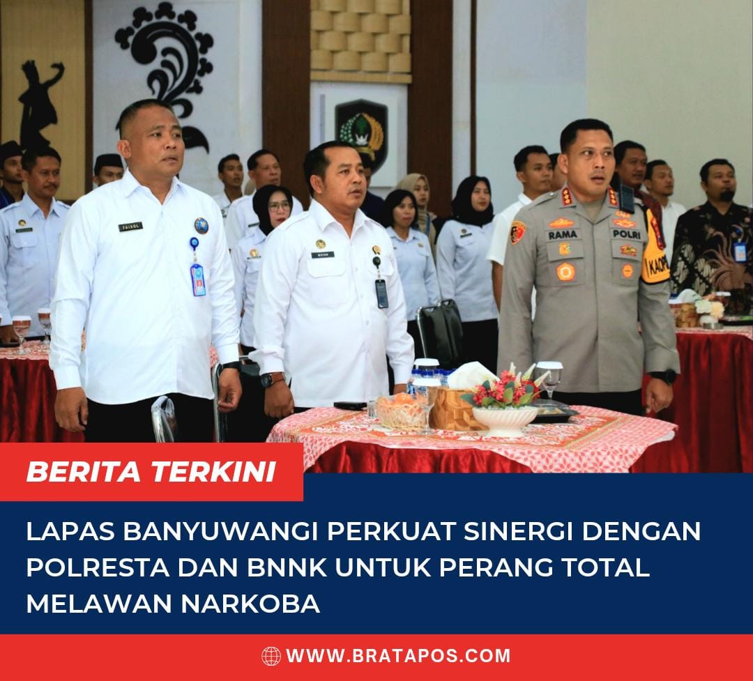 Lapas Banyuwangi Perkuat Sinergi dengan Polresta dan BNNK untuk Perang Total Melawan Narkoba