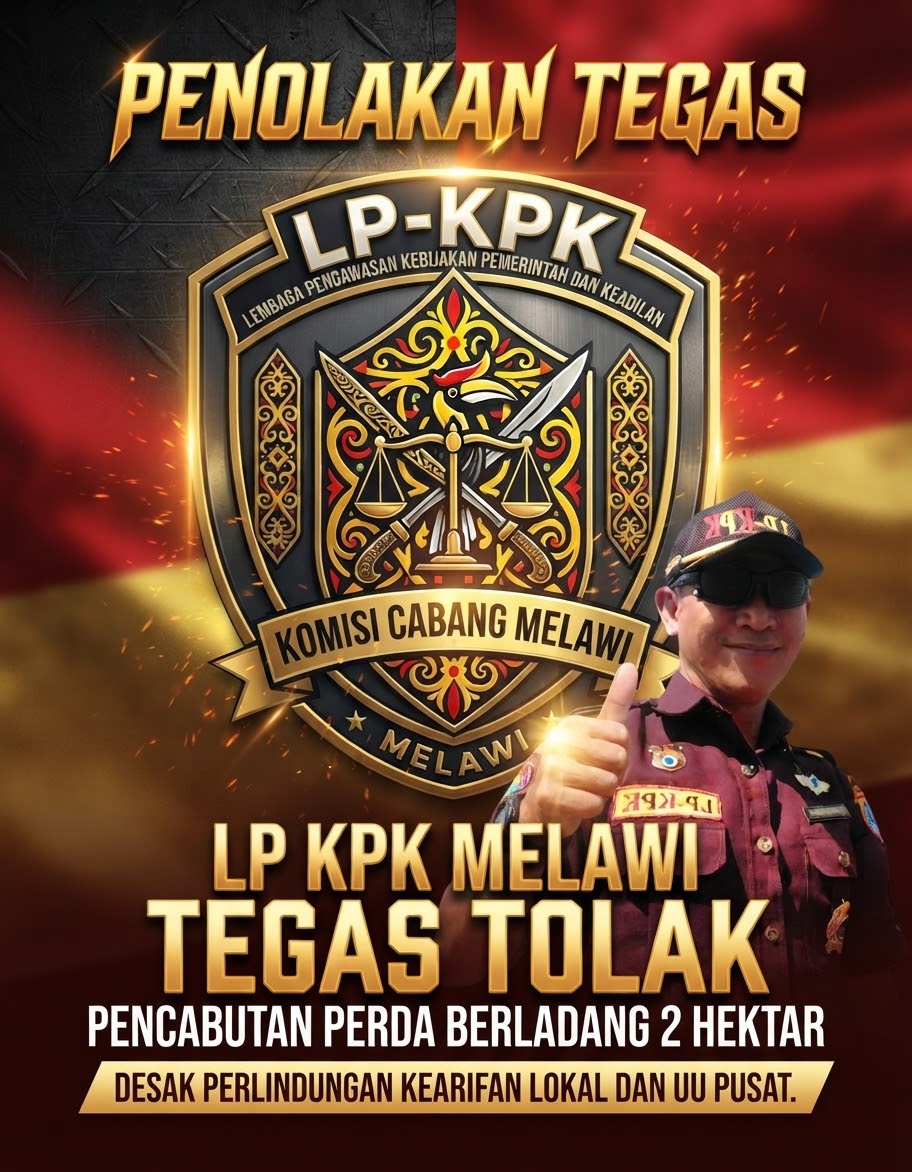LP KPK Melawi Tegas Tolak Pencabutan Perda Berladang 2 Hektar Desak Perlindungan Kearifan Lokal dan UU Pusat.*