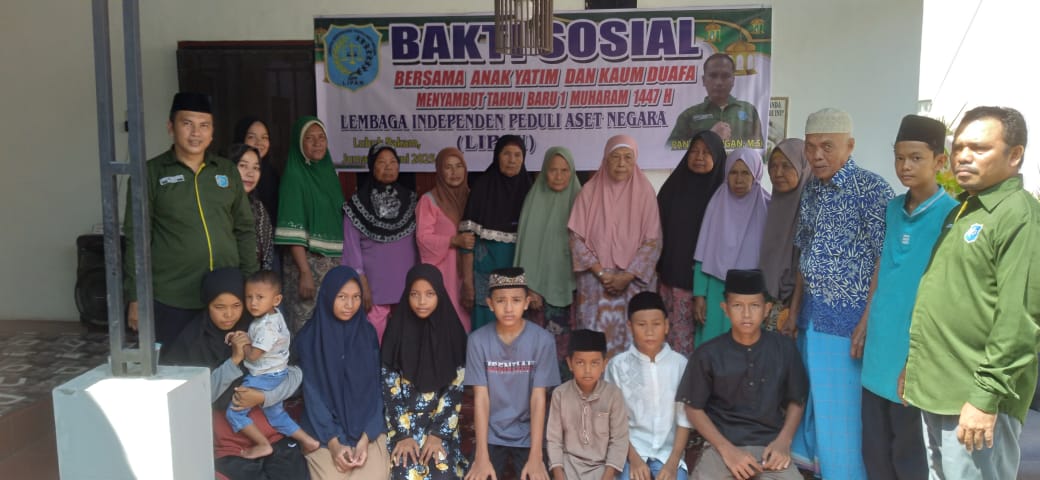 LSM  LIPAN Sumut Bagikan Sembako Ke Kaum Duafa Dan Anak Yatim