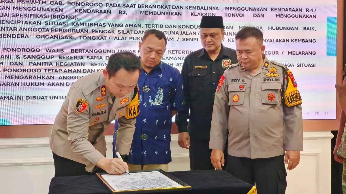 Matangkan Pengamanan Haul H.R. Djimat Hendro Soewarno 2026, Polres Ponorogo Gelar Rakor Lintas Sektor