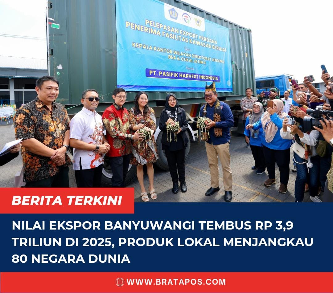 Nilai Ekspor Banyuwangi Tembus Rp 3,9 Triliun di 2025, Produk Lokal Menjangkau 80 Negara Dunia