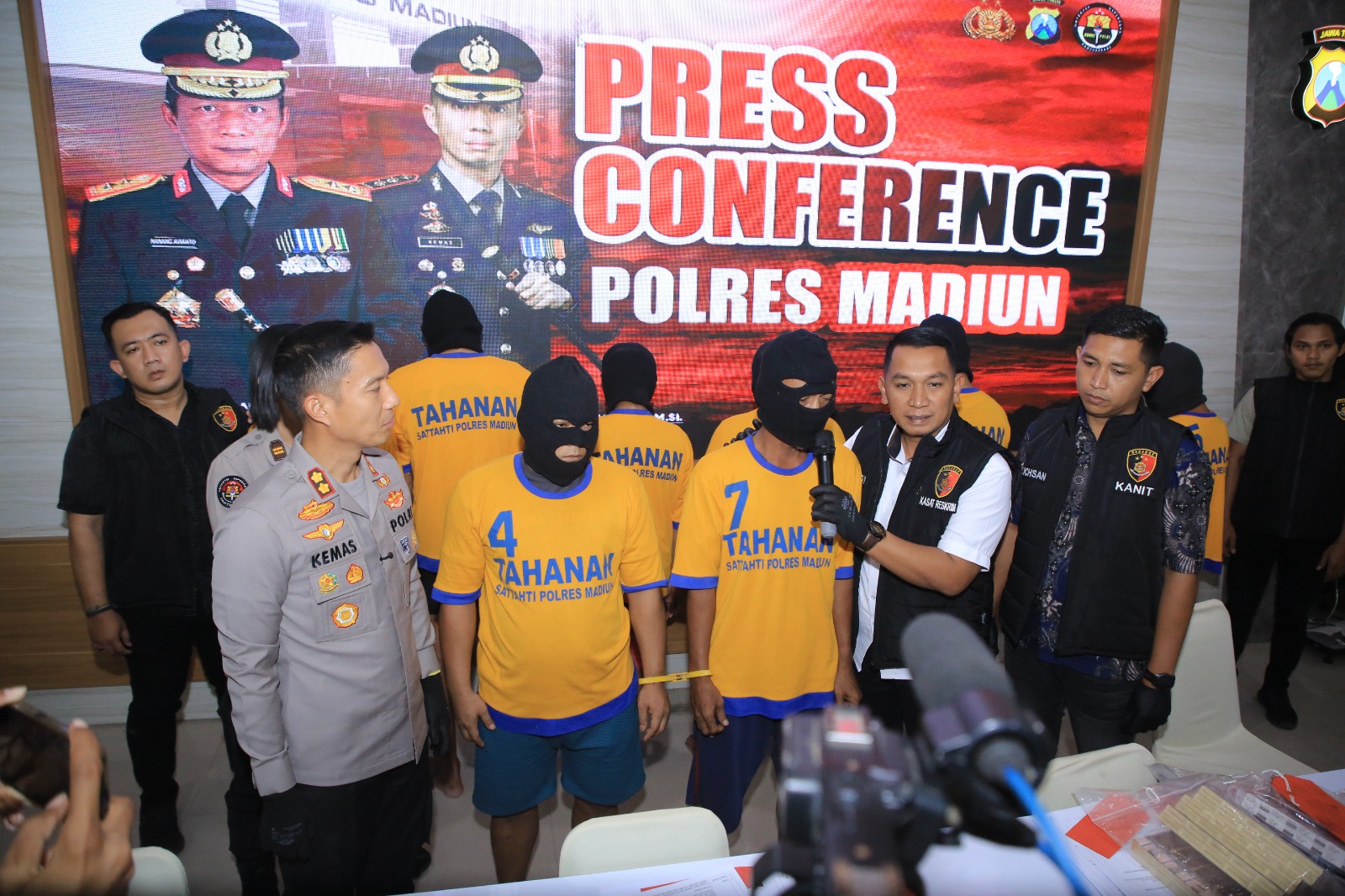 Operasi Sikat Semeru 2025, Polres Madiun Ungkap Kasus Pencurian Uang dan Burung