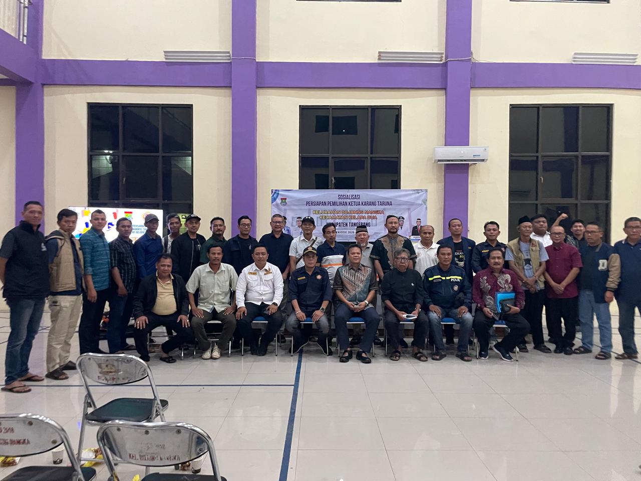 Pembinaan Pemuda, Karang Taruna Kelurahan Bojong Nangka Gelar Sosialisasi Permensos No. 25 Tahun 2019