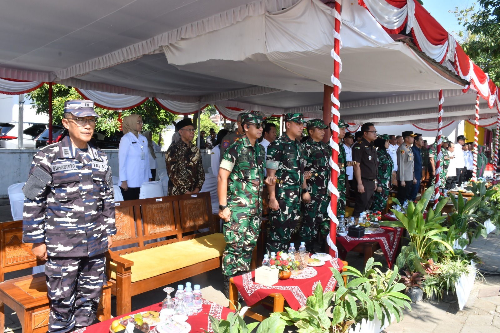 Pembukaan TMMD-129 Bulu Lor Dihadiri Danrem 081 Beserta Dandim Perbatasan  (Madiun, Magetan, Trenggalek, Pacitan)