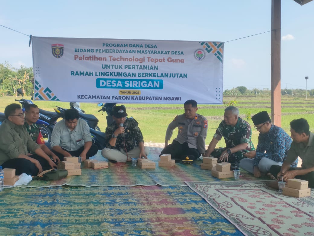 Pemerintah Desa Sirigan Salurkan Dana Desa Tahun Anggaran 2025 Untuk Pelatihan Teknologi Tepat Guna (TTG)