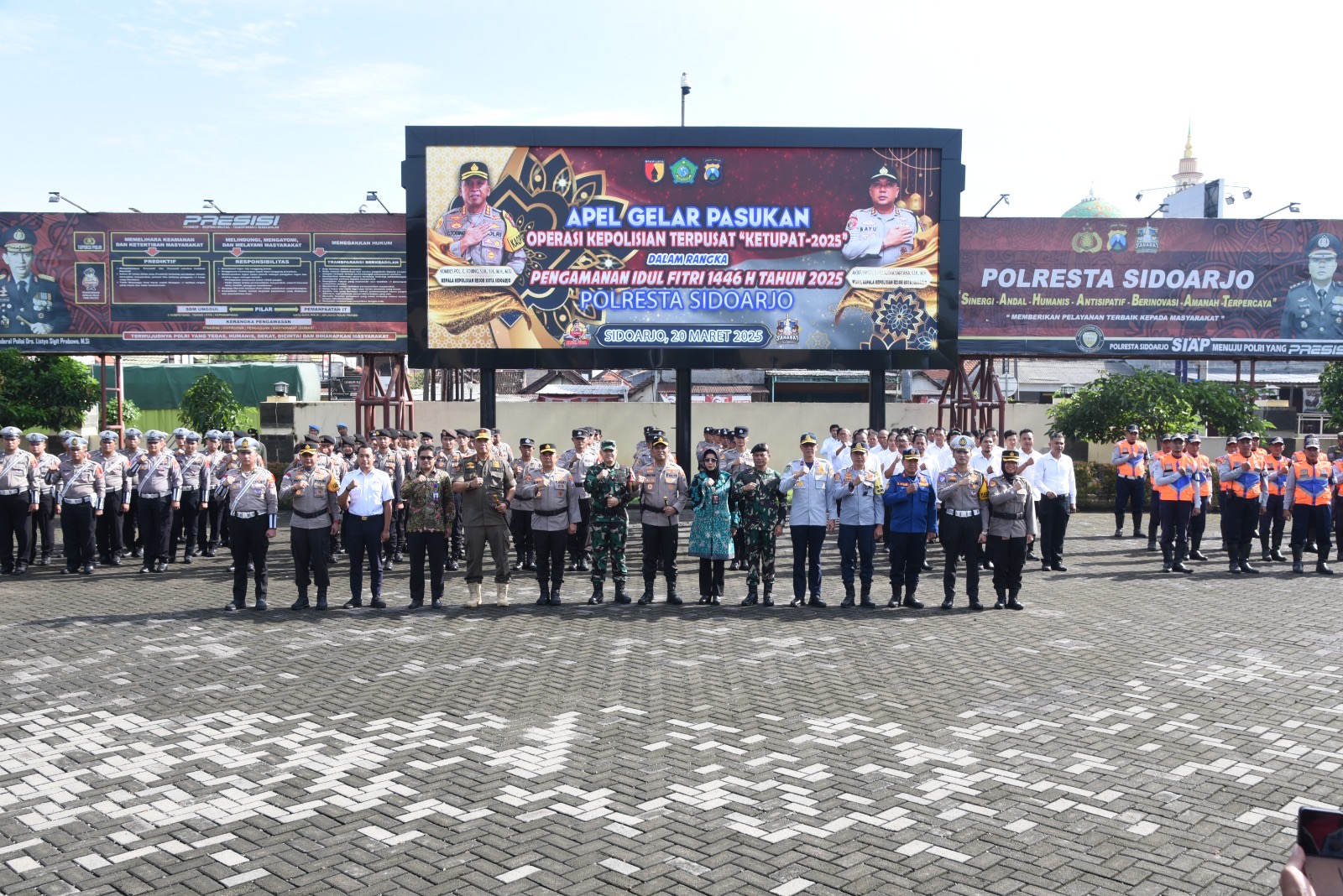 Pemkab Sidoarjo Dukung Operasi Ketupat Semeru 2025