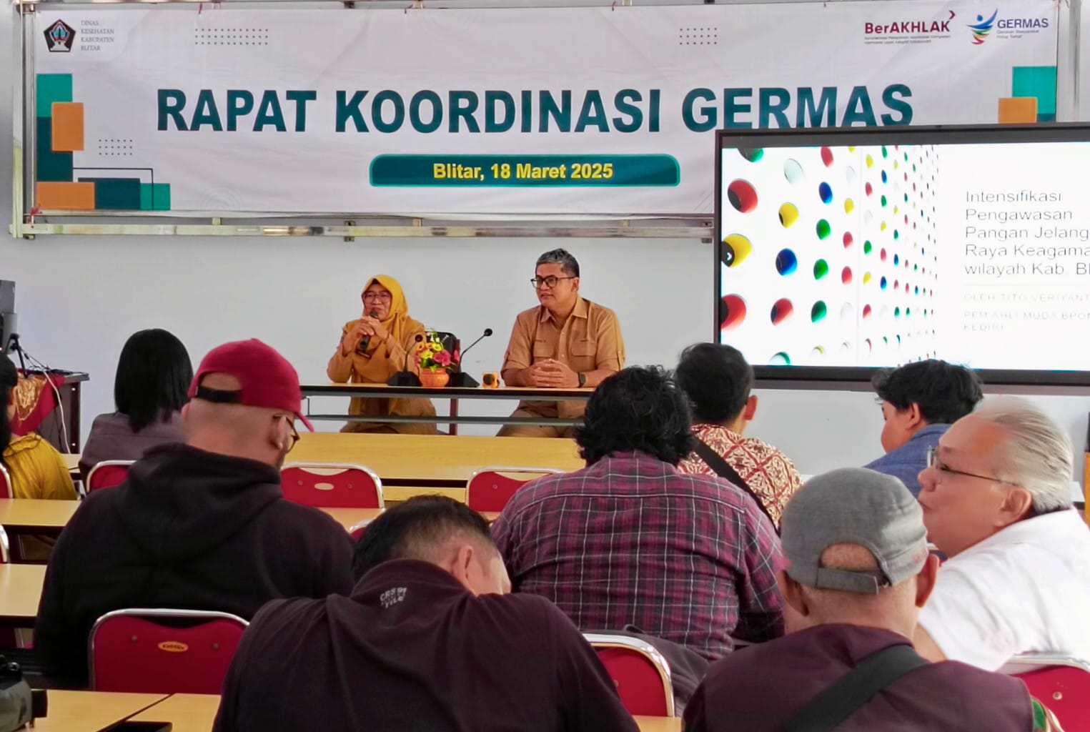 Pentingnya Pengawasan Pangan Jelang Hari Raya, Dinkes Kabupaten Blitar Gelar Germas bersama Insan Media