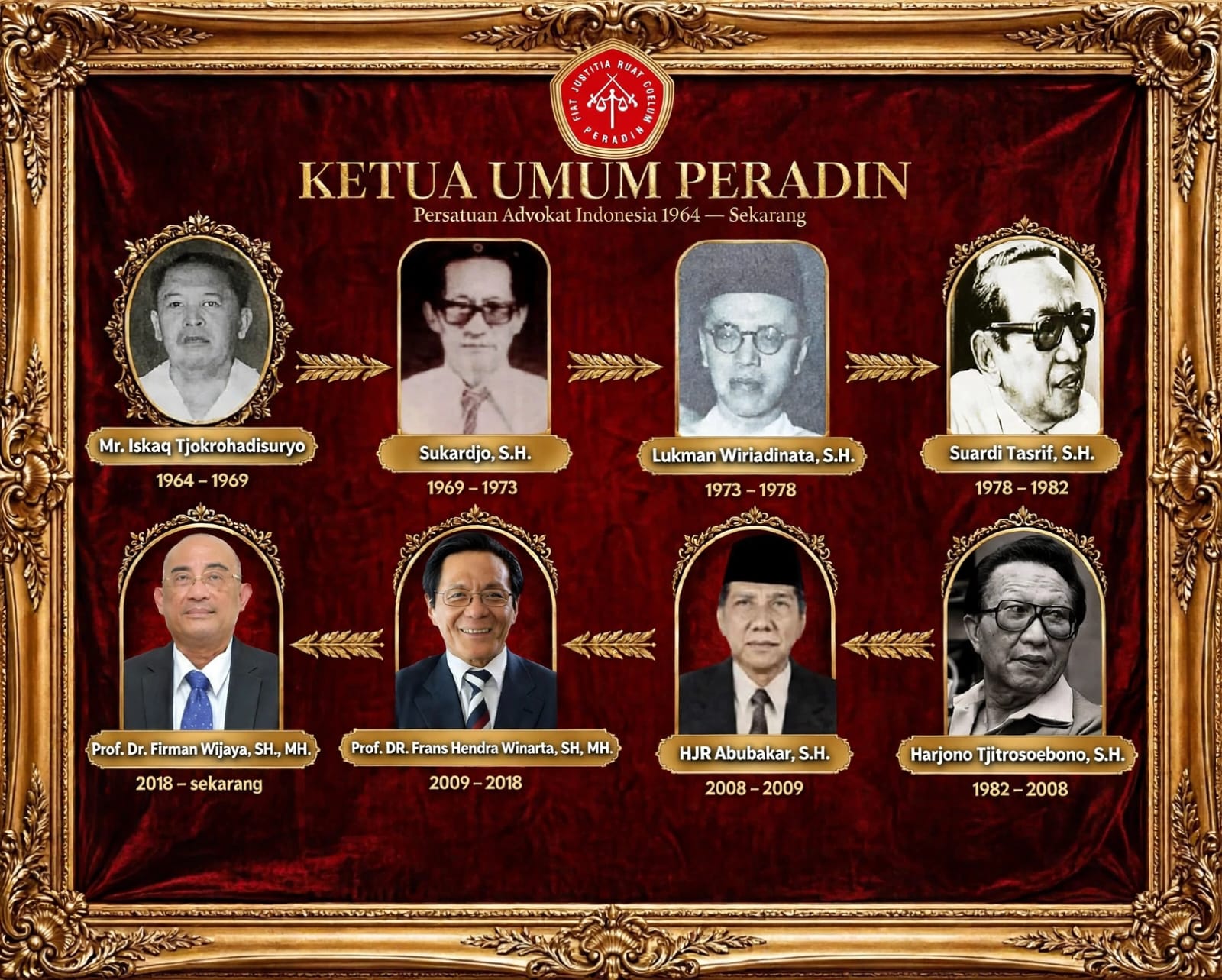 PERADIN, Organisasi Advokat Bersejarah Sejak 1964 : Konsisten Perjuangkan Supermasi Hukum Dan Keadilan